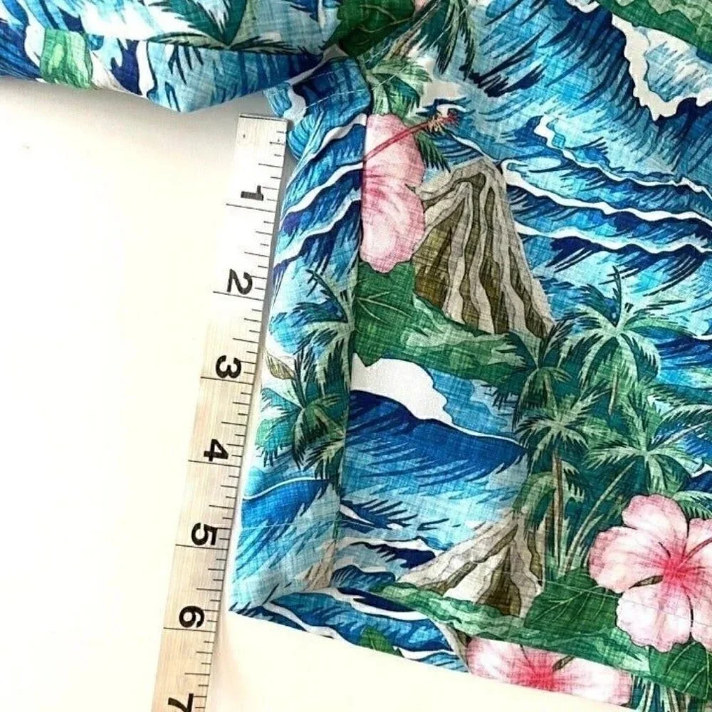 Franks Australia OAHU Tropical Jungle Swim Shorts Trunks Board Shorts L Hawaiian